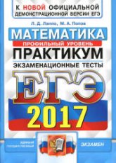 ЕГЭ 2017. Математика. Профильный уровень. Практикум. Экзаменационные тесты - Лаппо Л.Д., Попов М.А. - Читать или скачать учебники для школы онлайн бесплатно | Школьные учебники ┃ Учебники для студентов на gdz-books.ru