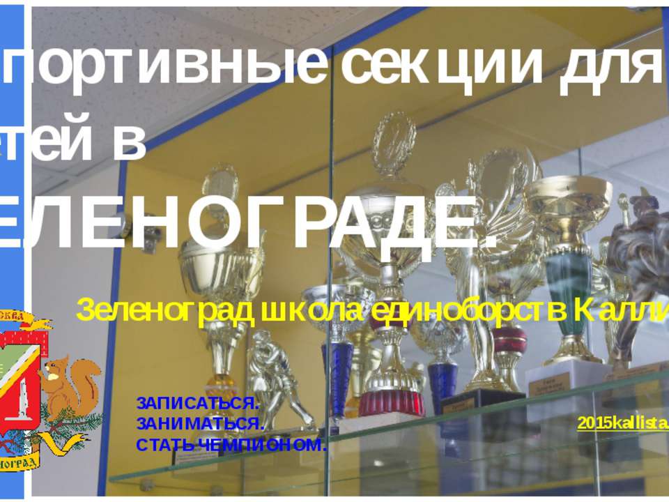 Спортивные секции для детей в Зеленограде  - Скачать презентации бесплатно | Читать или скачать учебники для школы онлайн бесплатно ☑ Школьные учебники school-textbook.com