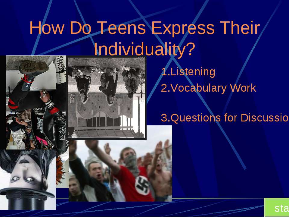 How Do Teens Express Their Individuality?  - Скачать презентации бесплатно | Читать или скачать учебники для школы онлайн бесплатно ☑ Школьные учебники school-textbook.com