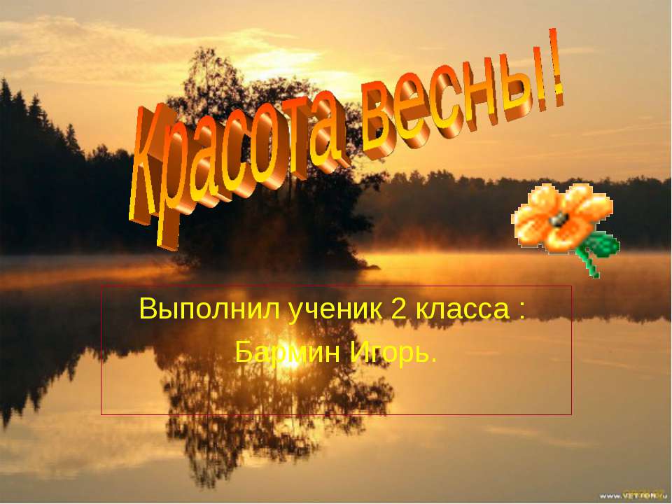 Красота весны!  - Скачать презентации бесплатно | Читать или скачать учебники для школы онлайн бесплатно ☑ Школьные учебники school-textbook.com