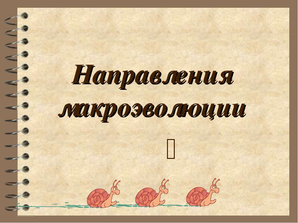 Направления макроэволюции - Скачать презентации бесплатно ☑ Презентации по предметам на gdz-books.ru