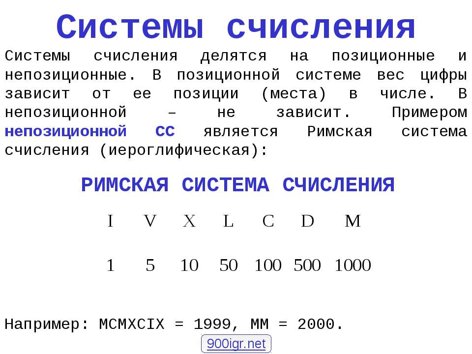 Системы счисления  - Скачать презентации бесплатно | Читать или скачать учебники для школы онлайн бесплатно ☑ Школьные учебники school-textbook.com