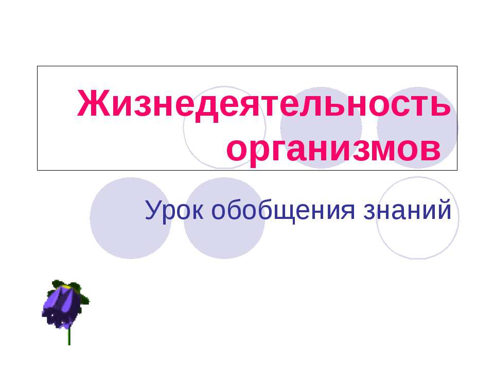 Жизнедеятельность организмов. Урок обобщения знаний  - Скачать презентации бесплатно | Читать или скачать учебники для школы онлайн бесплатно ☑ Школьные учебники school-textbook.com