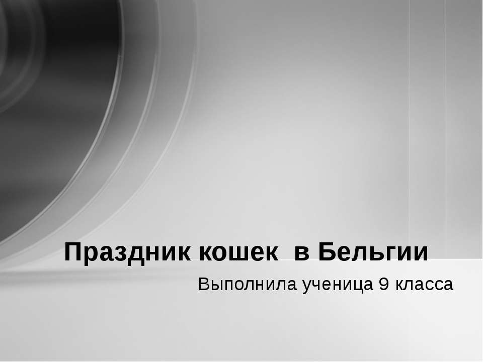 Праздник кошек в Бельгии  - Скачать презентации бесплатно | Читать или скачать учебники для школы онлайн бесплатно ☑ Школьные учебники school-textbook.com