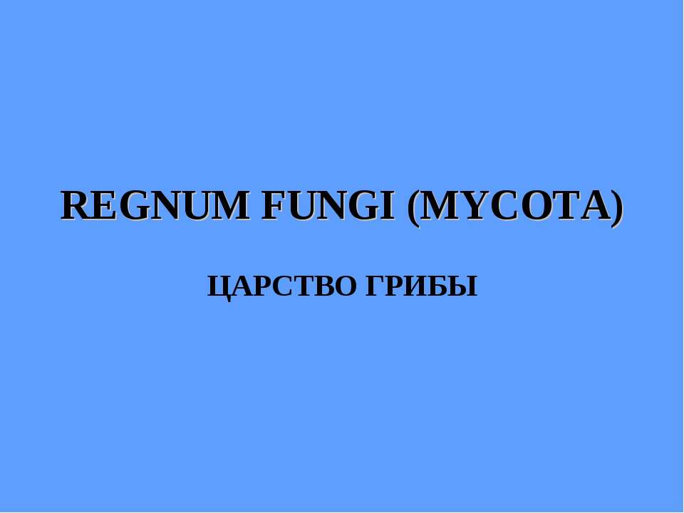 REGNUM FUNGI (MYCOTA) ЦАРСТВО ГРИБЫ  - Скачать презентации бесплатно | Читать или скачать учебники для школы онлайн бесплатно ☑ Школьные учебники school-textbook.com