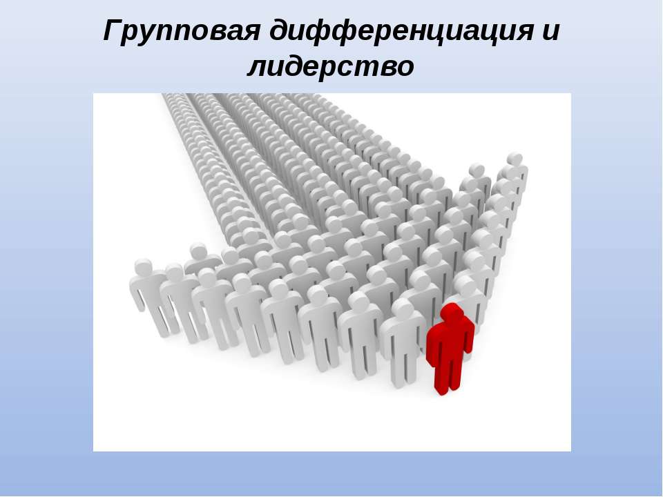 Групповая дифференциация и лидерство  - Скачать презентации бесплатно | Читать или скачать учебники для школы онлайн бесплатно ☑ Школьные учебники school-textbook.com