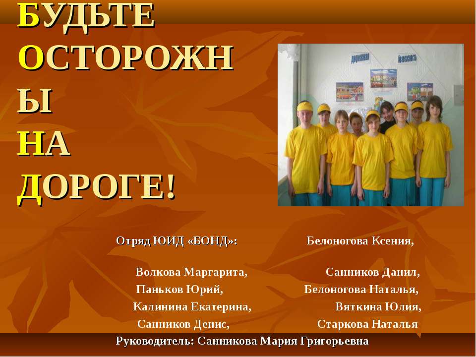 Будьте осторожны на дорогах  - Скачать презентации бесплатно | Читать или скачать учебники для школы онлайн бесплатно ☑ Школьные учебники school-textbook.com