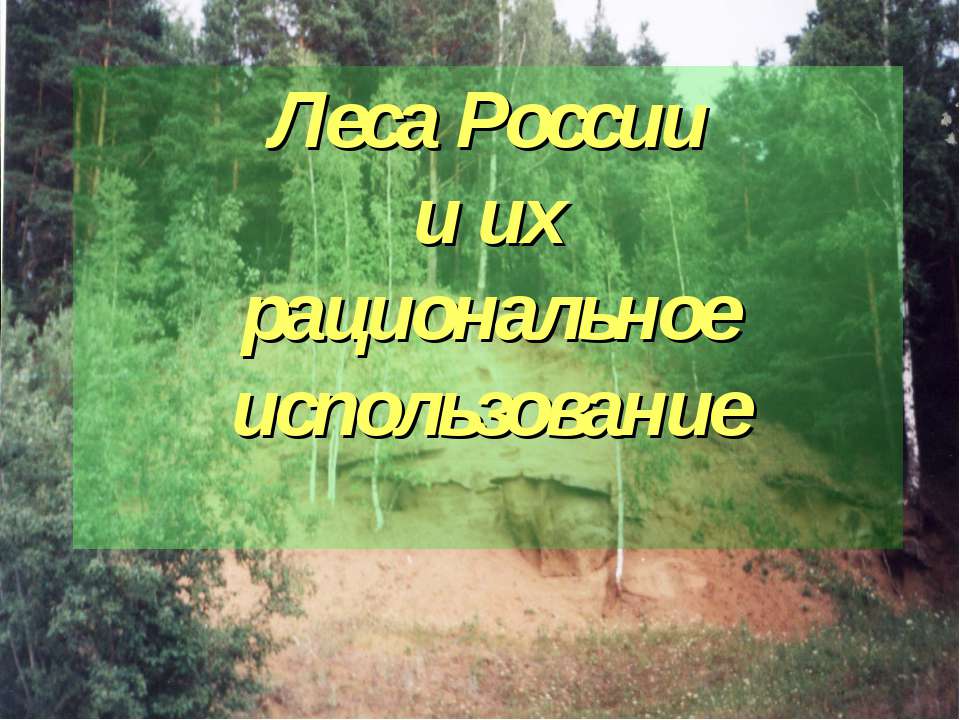 Леса России и их рациональное использование  - Скачать презентации бесплатно | Читать или скачать учебники для школы онлайн бесплатно ☑ Школьные учебники school-textbook.com