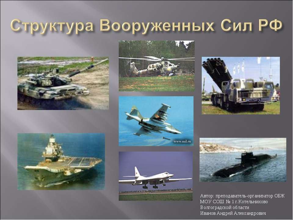 Структура Вооруженных Сил РФ  - Скачать презентации бесплатно | Читать или скачать учебники для школы онлайн бесплатно ☑ Школьные учебники school-textbook.com