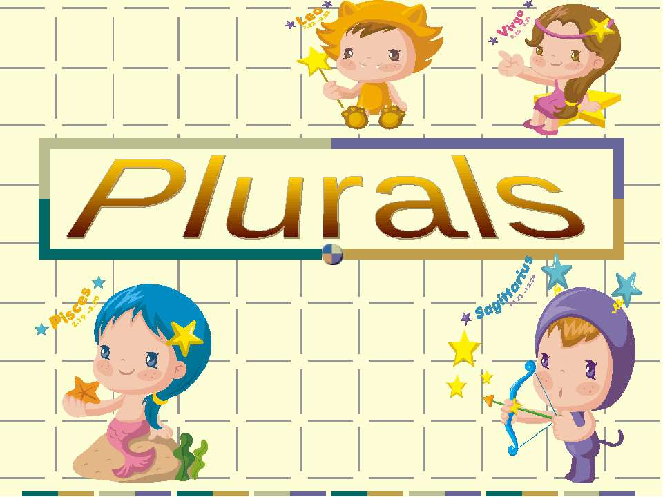 Plurals - Скачать презентации бесплатно ☑ Презентации по предметам на gdz-books.ru
