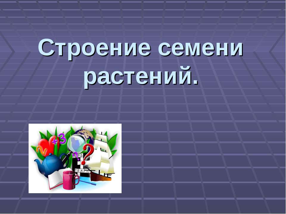 Строение семени растений - Скачать презентации бесплатно ☑ Презентации по предметам на gdz-books.ru