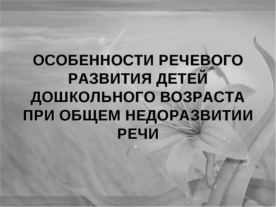 Особенности речевого развития детей дошкольного возраста при общем недоразвитии речи  - Скачать презентации бесплатно | Читать или скачать учебники для школы онлайн бесплатно ☑ Школьные учебники school-textbook.com