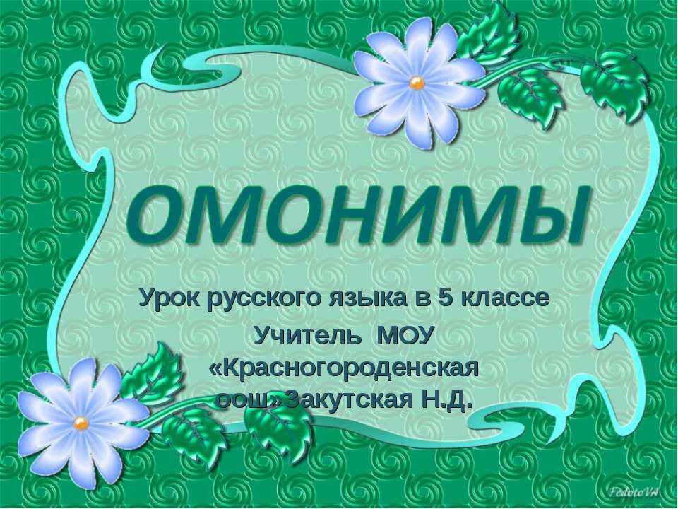 Омонимы  - Скачать презентации бесплатно | Читать или скачать учебники для школы онлайн бесплатно ☑ Школьные учебники school-textbook.com