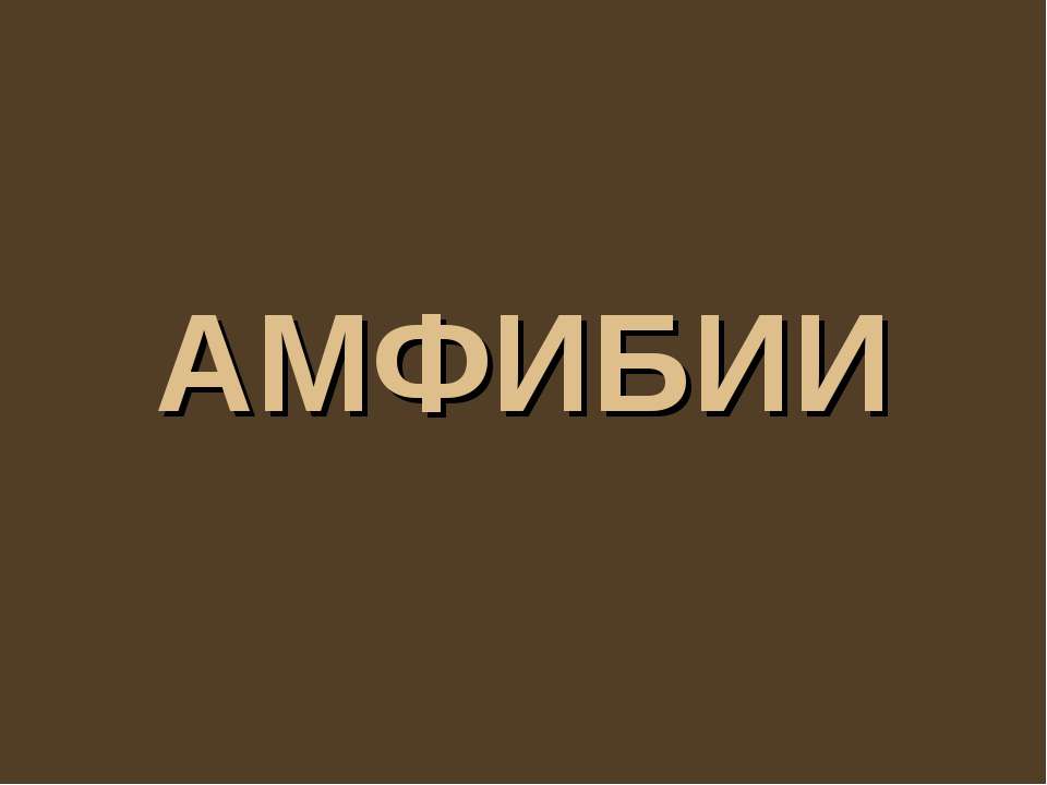 Амфибии - Скачать презентации бесплатно ☑ Презентации по предметам на gdz-books.ru