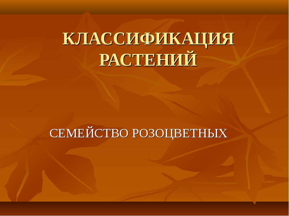 КЛАССИФИКАЦИЯ РАСТЕНИЙ. СЕМЕЙСТВО РОЗОЦВЕТНЫХ  - Скачать презентации бесплатно | Читать или скачать учебники для школы онлайн бесплатно ☑ Школьные учебники school-textbook.com