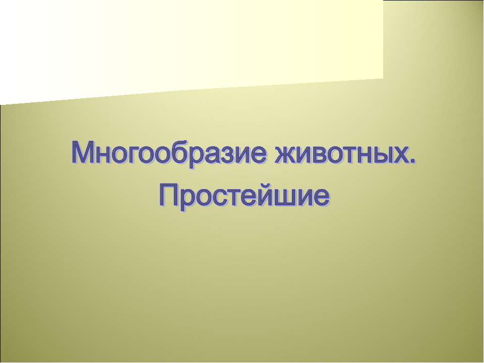 Многообразие животных. Простейшие  - Скачать презентации бесплатно | Читать или скачать учебники для школы онлайн бесплатно ☑ Школьные учебники school-textbook.com