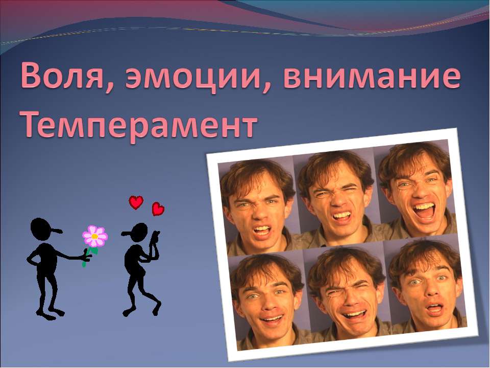 Воля, эмоции, внимание Темперамент - Скачать презентации бесплатно ☑ Презентации по предметам на gdz-books.ru