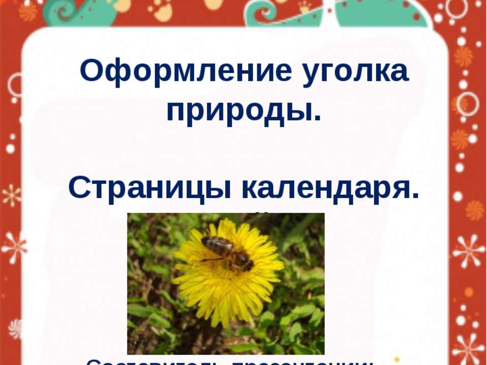 Оформление уголка природы  - Скачать презентации бесплатно | Читать или скачать учебники для школы онлайн бесплатно ☑ Школьные учебники school-textbook.com