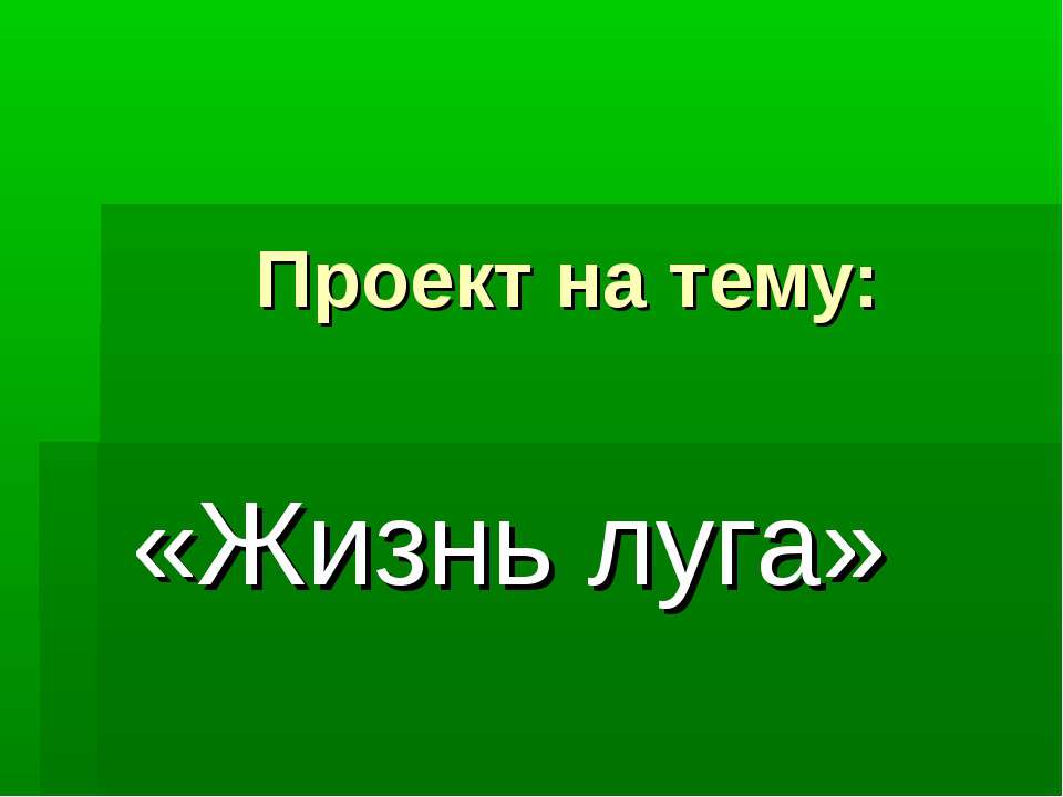 Жизнь луга 4 класс - Скачать презентации бесплатно ☑ Презентации по предметам на gdz-books.ru