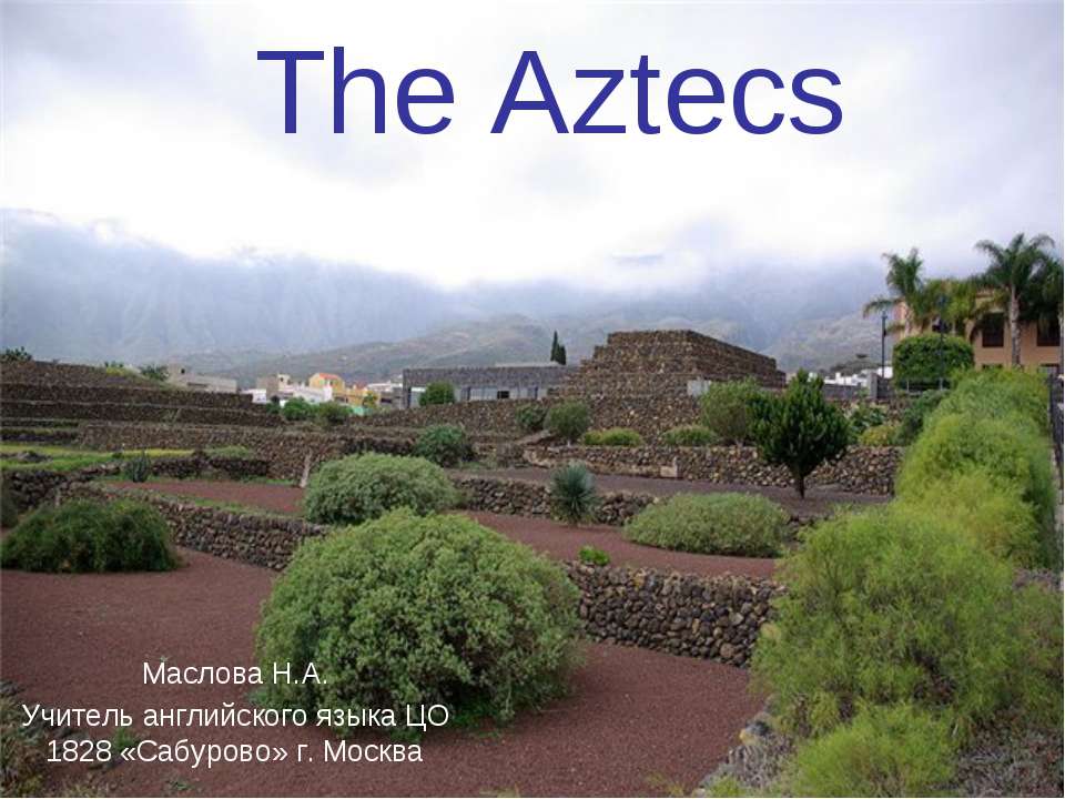 The Aztecs - Скачать презентации бесплатно ☑ Презентации по предметам на gdz-books.ru