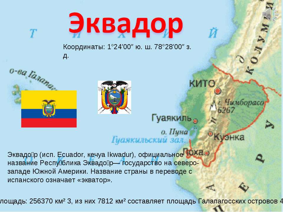 Эквадор - Скачать презентации бесплатно ☑ Презентации по предметам на gdz-books.ru