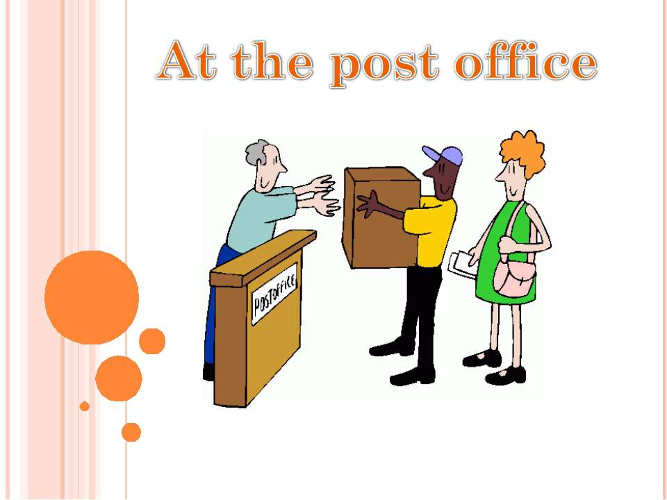 At the post office  - Скачать презентации бесплатно | Читать или скачать учебники для школы онлайн бесплатно ☑ Школьные учебники school-textbook.com