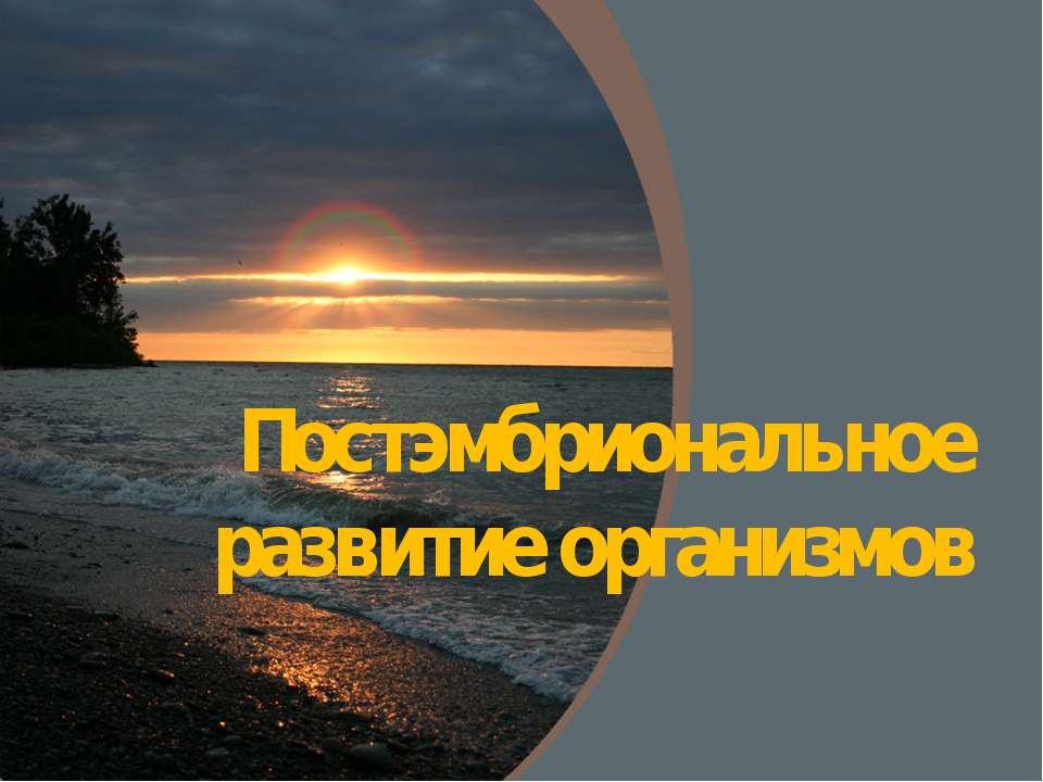Постэмбриональное развитие организмов - Скачать презентации бесплатно ☑ Презентации по предметам на gdz-books.ru