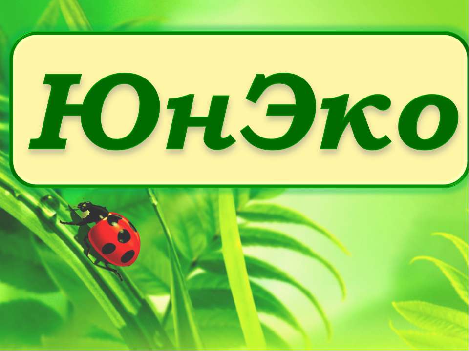 ЮнЭко - Скачать презентации бесплатно ☑ Презентации по предметам на gdz-books.ru