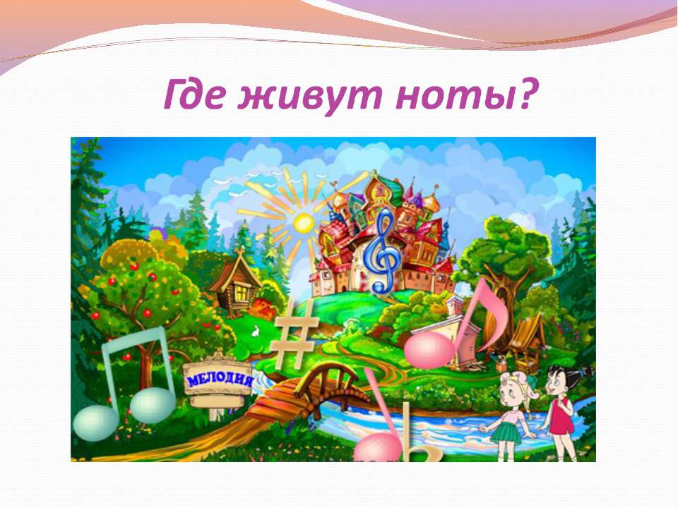 Где живут ноты?  - Скачать презентации бесплатно | Читать или скачать учебники для школы онлайн бесплатно ☑ Школьные учебники school-textbook.com