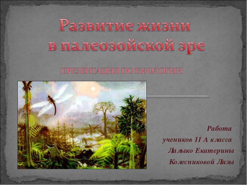 Развитие жизни в палеозойской эре  - Скачать презентации бесплатно | Читать или скачать учебники для школы онлайн бесплатно ☑ Школьные учебники school-textbook.com