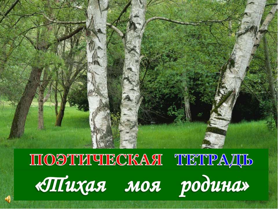 Тихая моя Родина - Скачать презентации бесплатно ☑ Презентации по предметам на gdz-books.ru