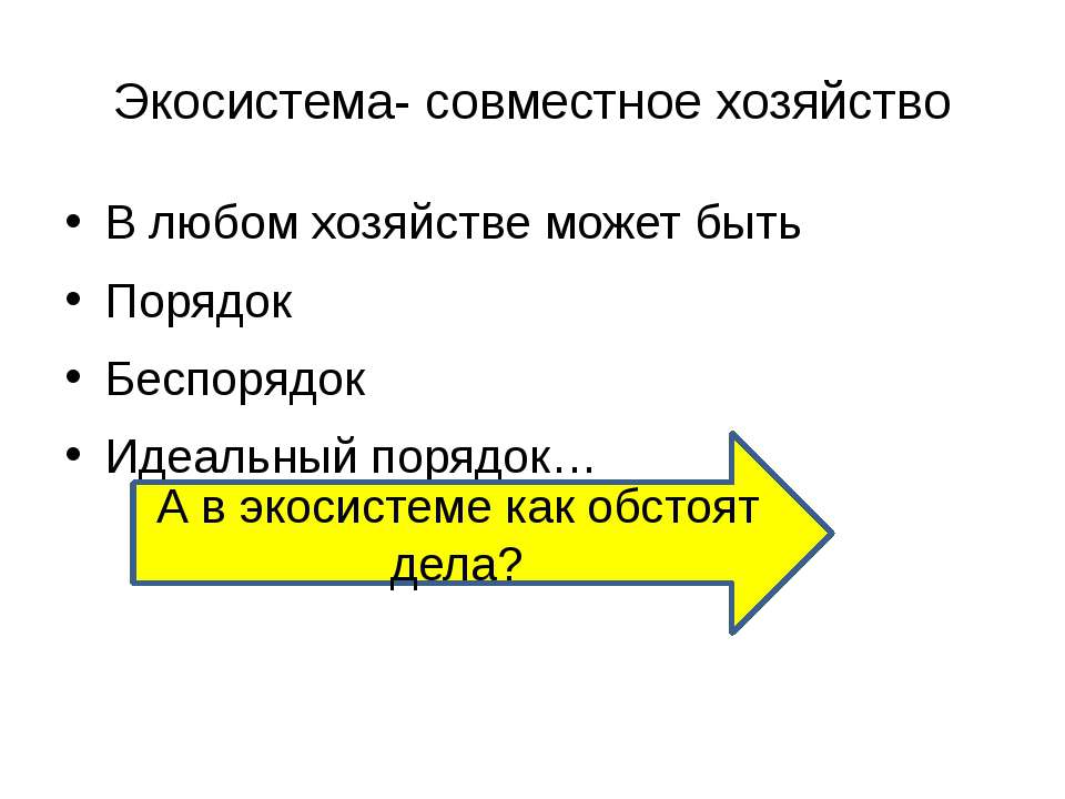 Экосистема- совместное хозяйство  - Скачать презентации бесплатно | Читать или скачать учебники для школы онлайн бесплатно ☑ Школьные учебники school-textbook.com