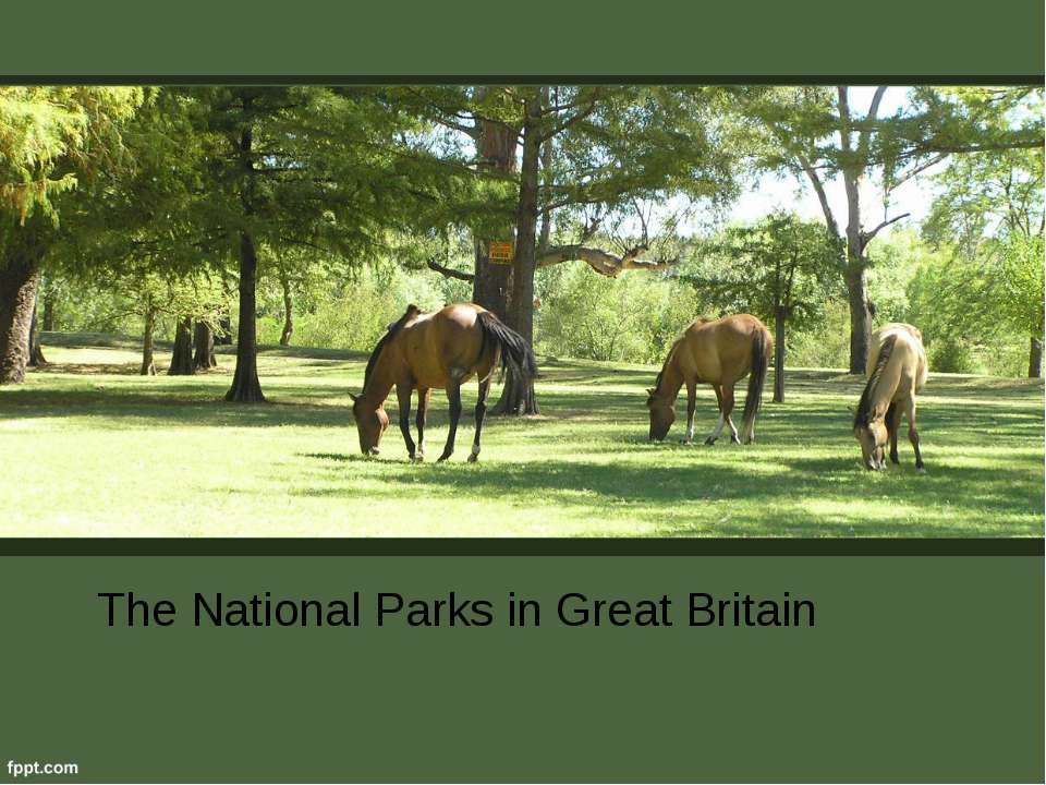 The National Parks in Great Britain  - Скачать презентации бесплатно | Читать или скачать учебники для школы онлайн бесплатно ☑ Школьные учебники school-textbook.com