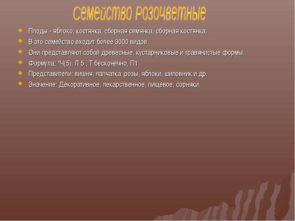 Семейство Розоцветные - Скачать презентации бесплатно ☑ Презентации по предметам на gdz-books.ru