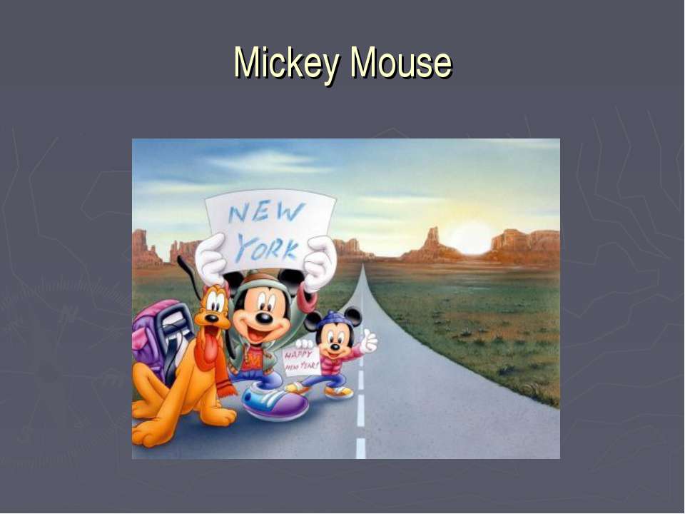 Mickey Mouse - Скачать презентации бесплатно ☑ Презентации по предметам на gdz-books.ru