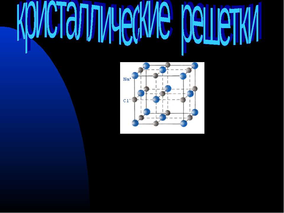 Кристаллические решетки - Скачать презентации бесплатно ☑ Презентации по предметам на gdz-books.ru