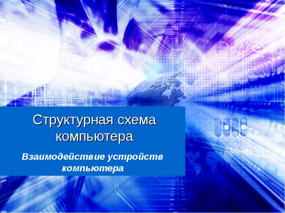 Структурная схема компьютера  - Скачать презентации бесплатно | Читать или скачать учебники для школы онлайн бесплатно ☑ Школьные учебники school-textbook.com