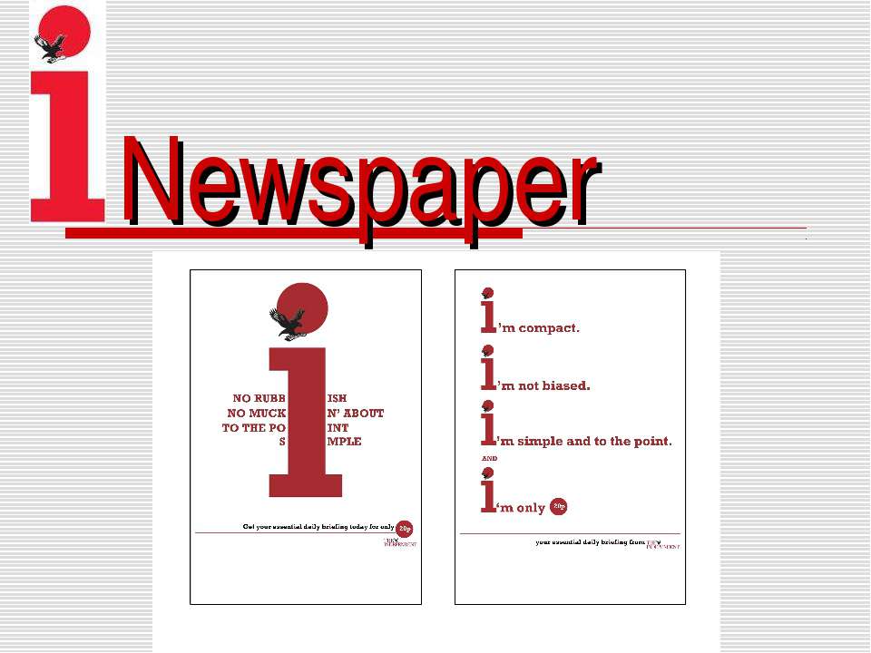 I newspaper - Скачать презентации бесплатно ☑ Презентации по предметам на gdz-books.ru