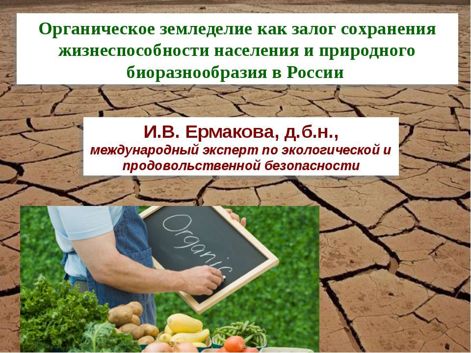Органическое земледелие как залог сохранения жизнеспособности населения и природного биоразнообразия в России - Скачать презентации бесплатно ☑ Презентации по предметам на gdz-books.ru