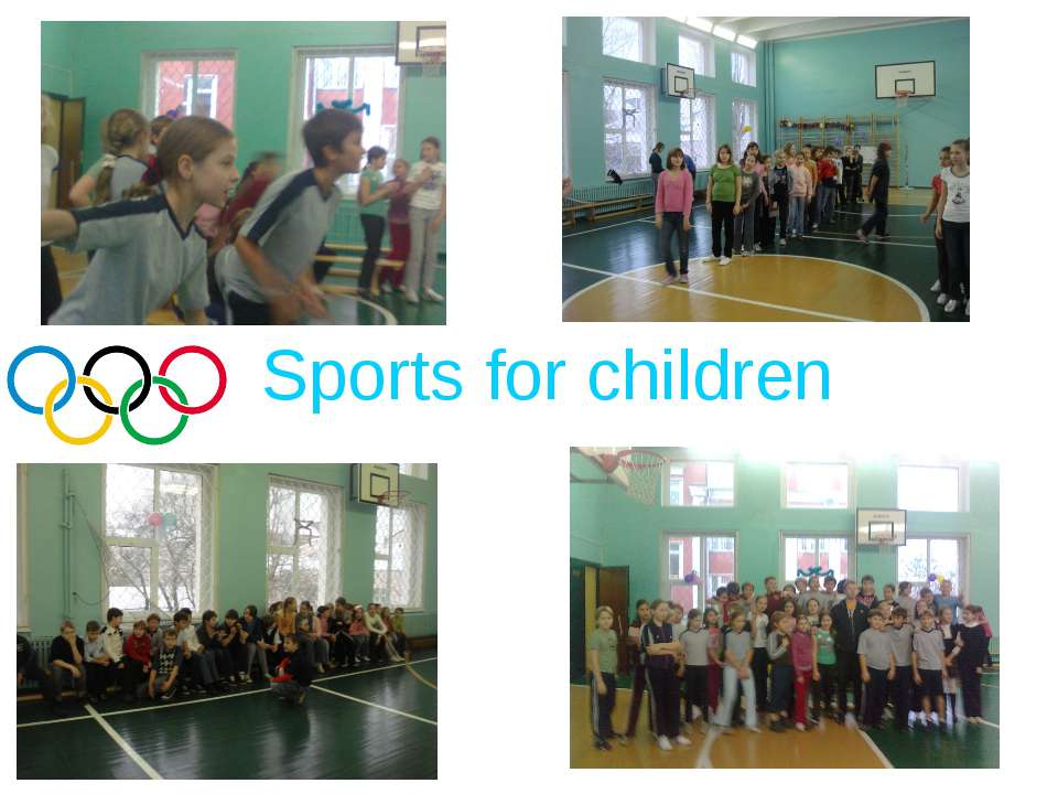 Sports for children - Скачать презентации бесплатно ☑ Презентации по предметам на gdz-books.ru