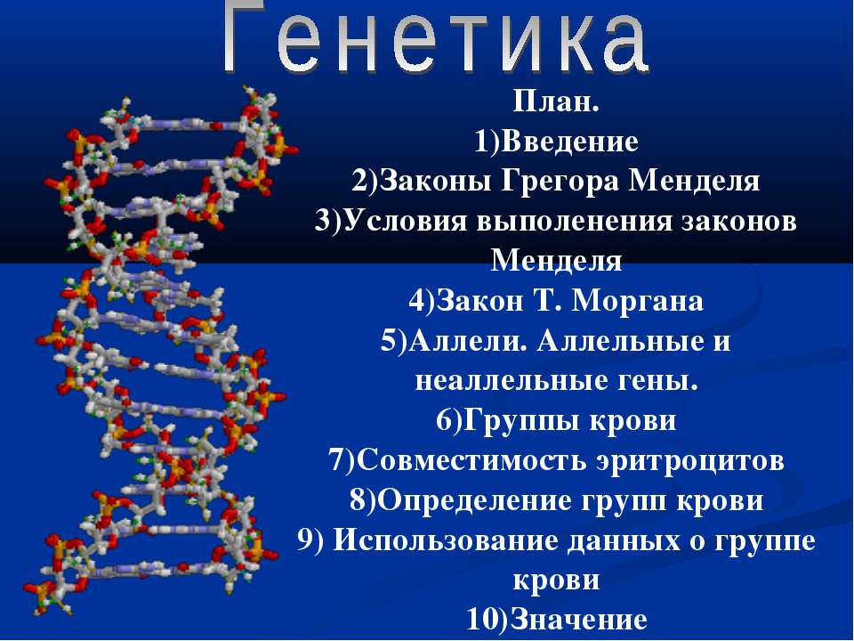 Генетика - Скачать презентации бесплатно ☑ Презентации по предметам на gdz-books.ru