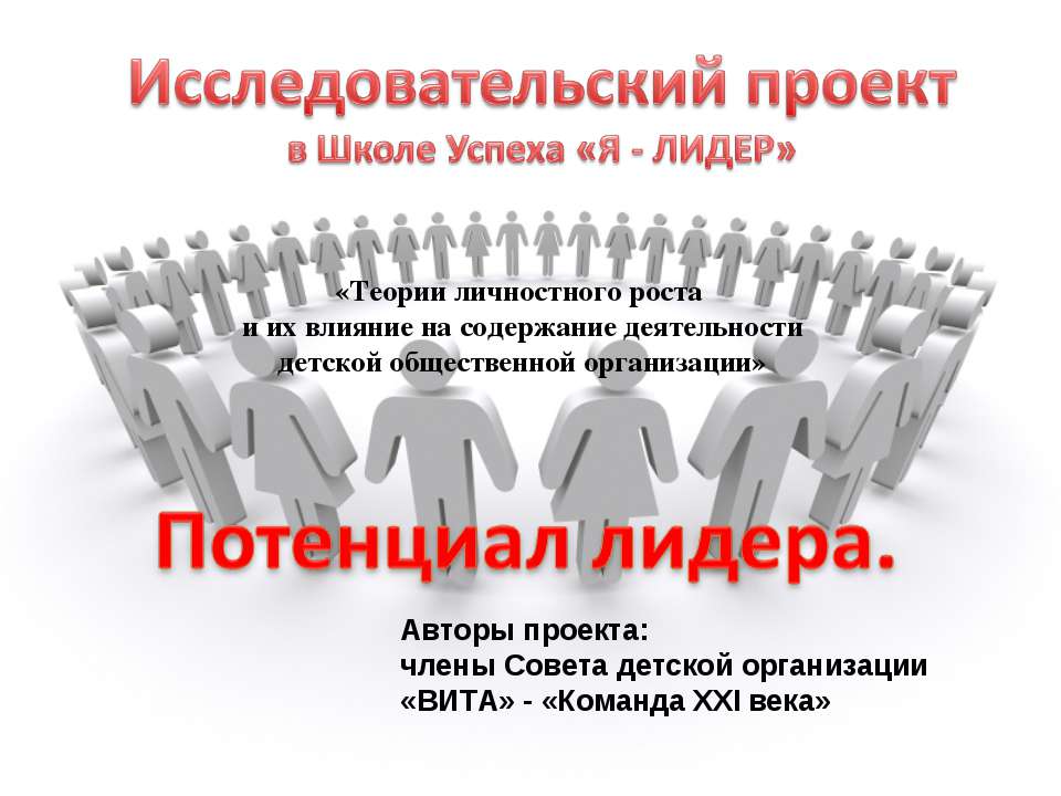 Потенциал лидера - Скачать презентации бесплатно ☑ Презентации по предметам на gdz-books.ru