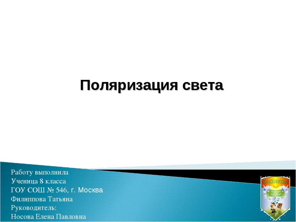 Поляризация света 8 класс  - Скачать презентации бесплатно | Читать или скачать учебники для школы онлайн бесплатно ☑ Школьные учебники school-textbook.com