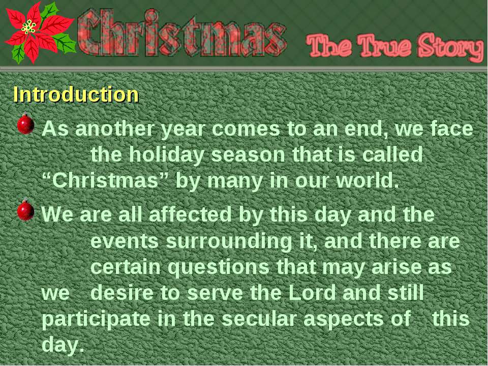 Christmas. The true story - Скачать презентации бесплатно | Читать или скачать учебники для школы онлайн бесплатно ☑ Школьные учебники school-textbook.com