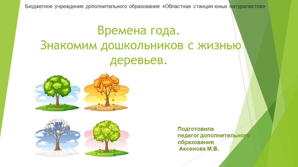 "Времена года. Знакомим дошкольников с деревьями"  - Скачать презентации бесплатно | Читать или скачать учебники для школы онлайн бесплатно ☑ Школьные учебники school-textbook.com