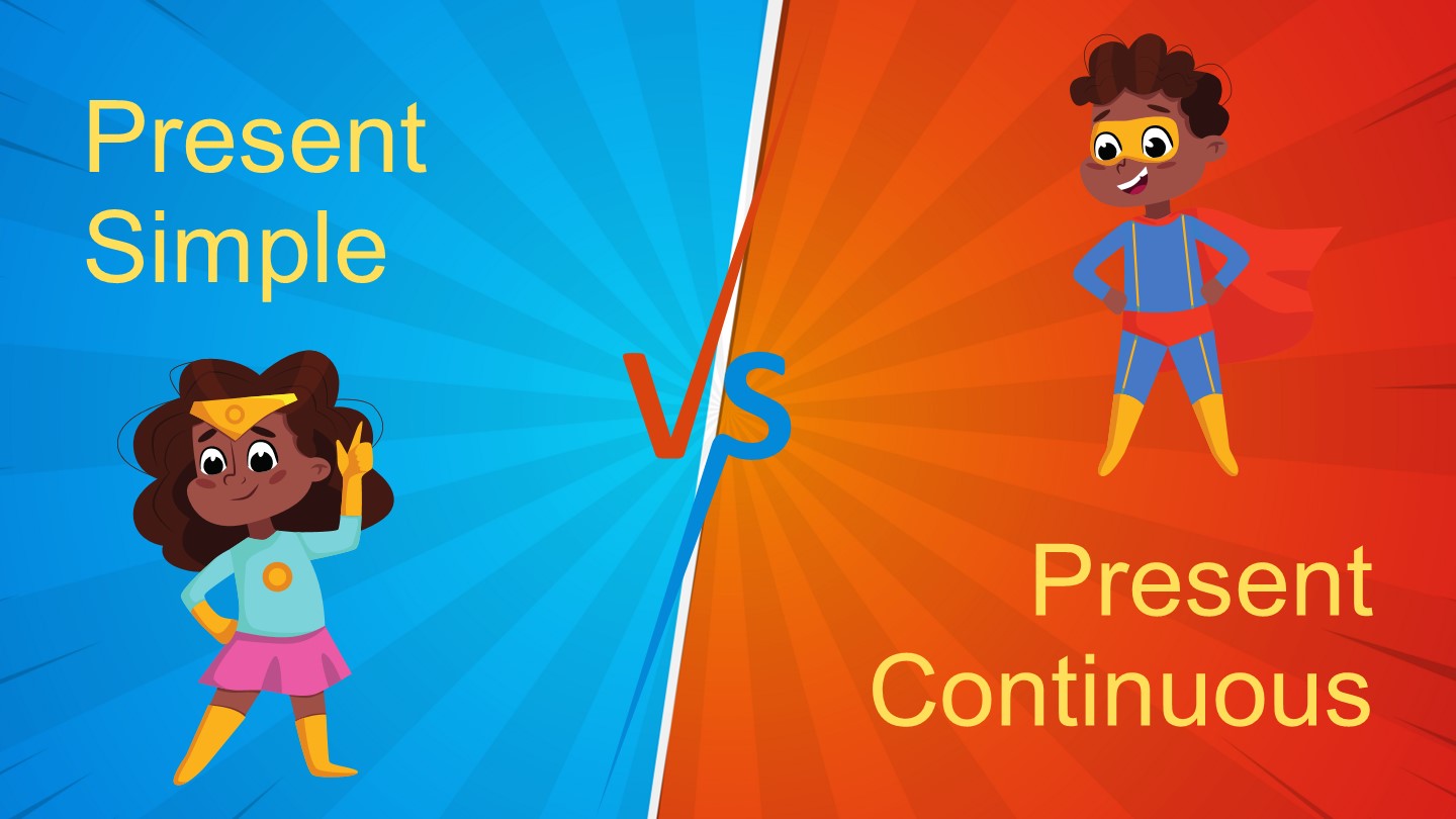 Презентация "Present Simple VS Present Continuous" - Скачать презентации бесплатно ☑ Презентации по предметам на gdz-books.ru