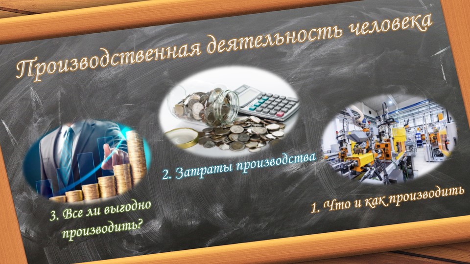 Презентационный материал на тему "Производственная деятельность"  - Скачать презентации бесплатно | Читать или скачать учебники для школы онлайн бесплатно ☑ Школьные учебники school-textbook.com